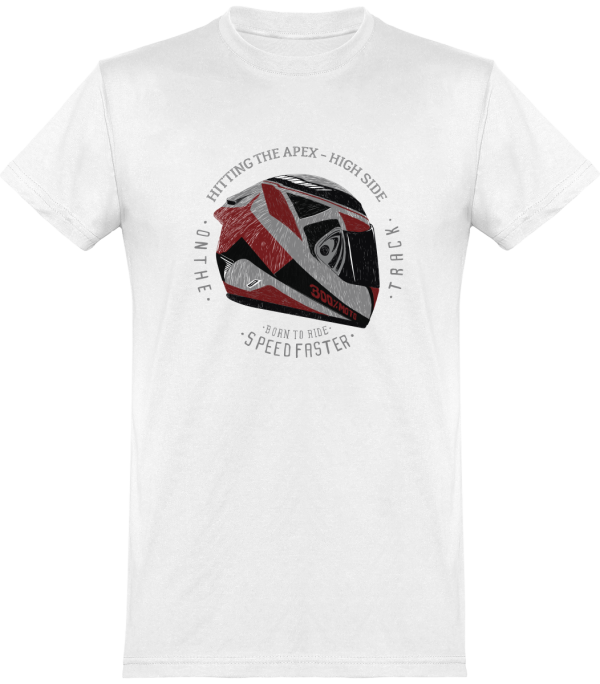 T shirt homme casque moto gp