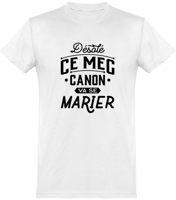 T shirt homme�ce mec va se marier