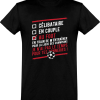 T shirt homme celibataire au foot