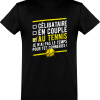 T shirt homme�celibataire au tennis