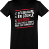 T shirt homme�celibataire en couple aviron