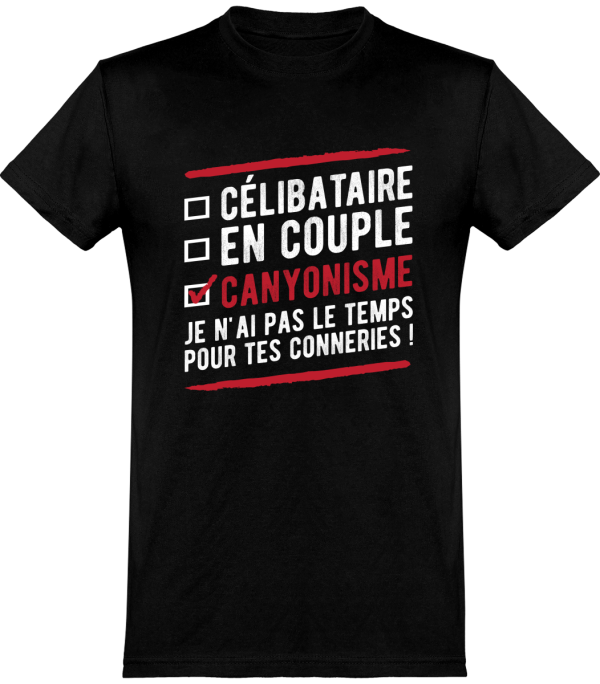 T shirt homme�celibataire en couple canyonisme