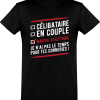 T shirt homme celibataire en couple marche athletique