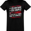 T shirt homme celibataire en couple petanque