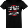T shirt homme�celibataire en couple qi gong
