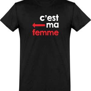 T shirt homme c’est ma femme T shirt homme c’est ma femme