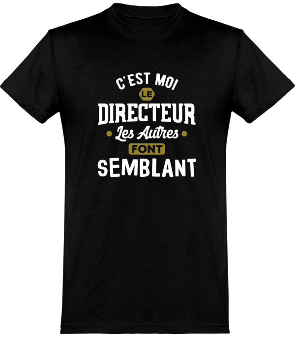 T shirt homme c’est moi le directeur