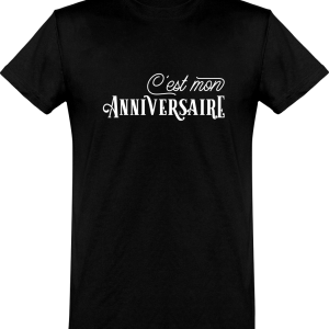 T shirt homme c’est mon anniversaire T shirt homme c’est mon anniversaire