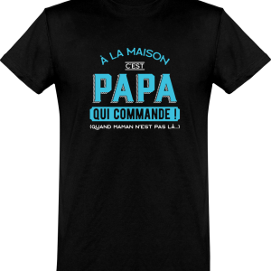 T shirt homme�c’est papa qui commande T shirt homme�c’est papa qui commande