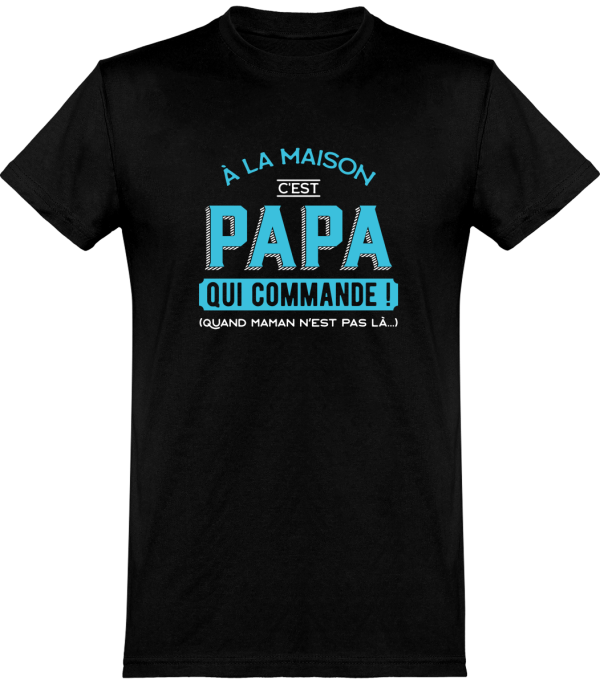 T shirt homme�c’est papa qui commande