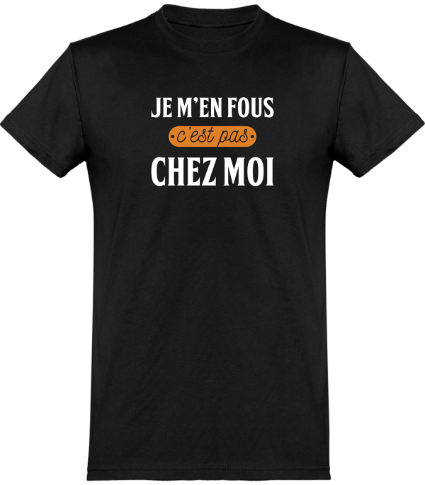 T shirt homme�c’est pas chez moi