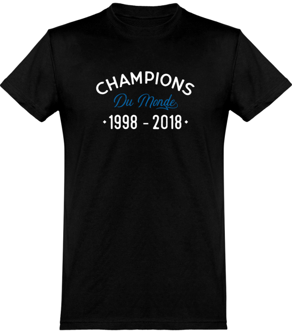 T shirt homme�champions du monde sport