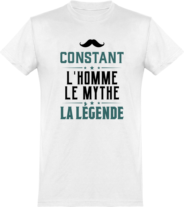 T shirt homme�constant l’homme le mythe la legende