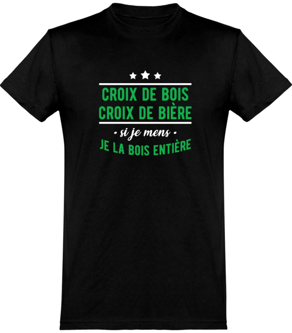 T shirt homme�croix de biere