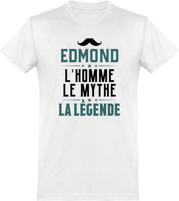 T shirt homme�edmond l’homme le mythe la legende