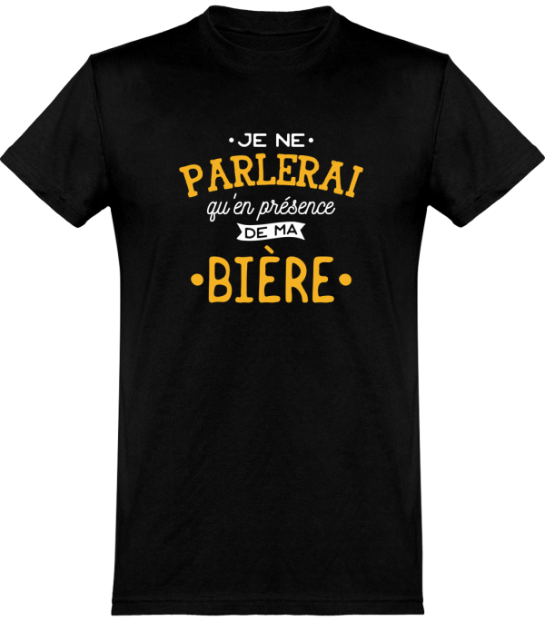 T shirt homme�en presence de ma biere