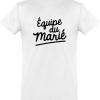 T shirt homme�equipe du marie