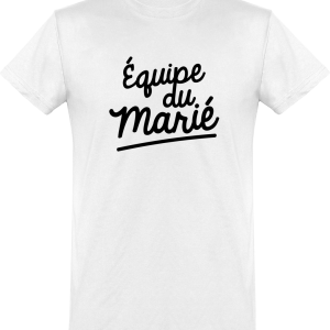 T shirt homme�equipe du marie