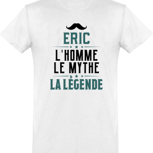 T shirt homme�eric l’homme le mythe la legende