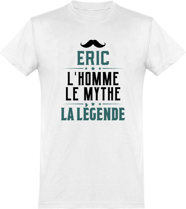 T shirt homme�eric l’homme le mythe la legende