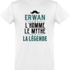 T shirt homme�erwan l’homme le mythe la legende