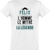 T shirt homme�felix l’homme le mythe la legende
