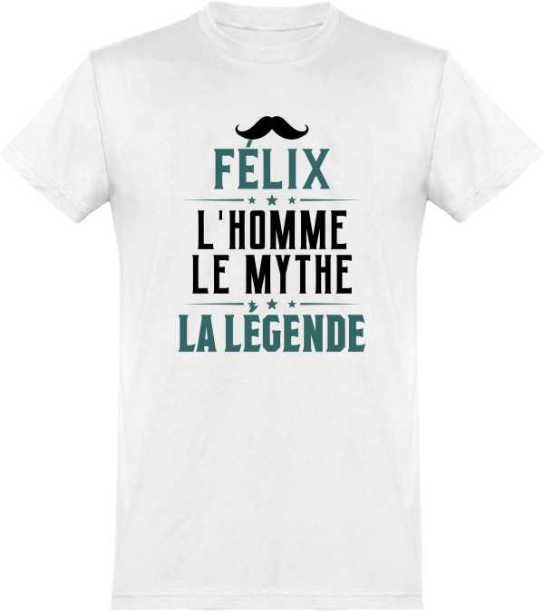 T shirt homme�felix l’homme le mythe la legende