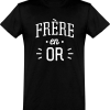T shirt homme�frere en or