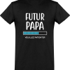 T shirt homme�futur papa veuillez patienter