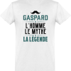 T shirt homme�gaspard l’homme le mythe la legende