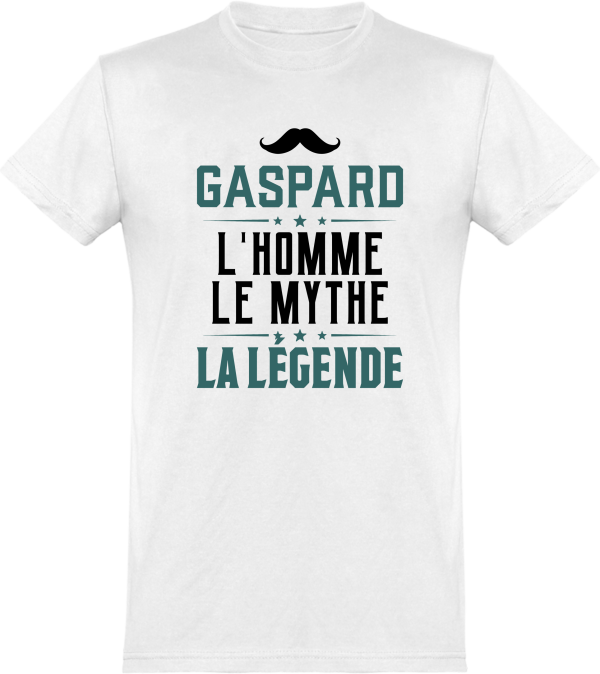 T shirt homme�gaspard l’homme le mythe la legende