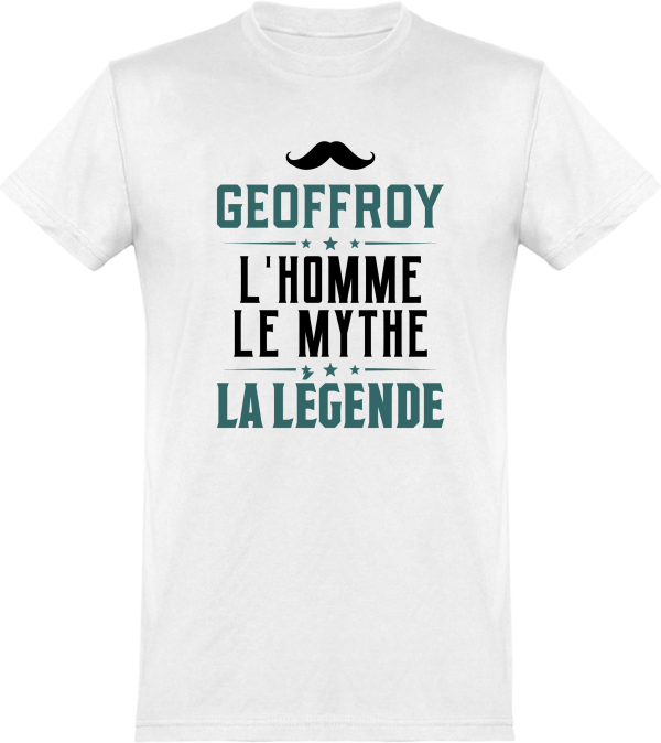 T shirt homme�geoffroy l’homme le mythe la legende