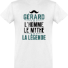 T shirt homme�gerald l’homme le mythe la legende