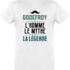 T shirt homme�godefroy l’homme le mythe la legende