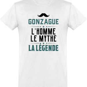 T shirt homme�gonzague l’homme le mythe la legende