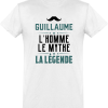T shirt homme�guillaume l’homme le mythe la legende