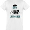 T shirt homme�guy l’homme le mythe la legende
