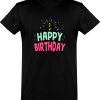 T shirt homme�happy birthday