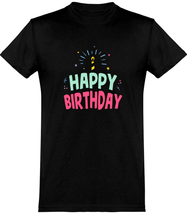 T shirt homme�happy birthday