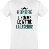 T shirt homme�honore l’homme le mythe la legende