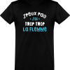 T shirt homme�j’ai trop trop la flemme