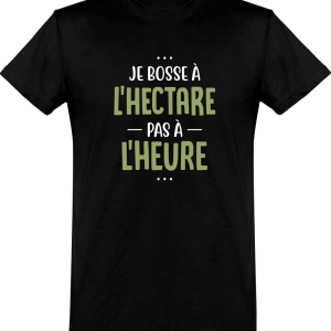T shirt homme�je bosse a l’hectare T shirt homme�je bosse a l’hectare