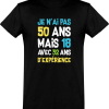 T shirt homme�je n’ai pas 50 ans