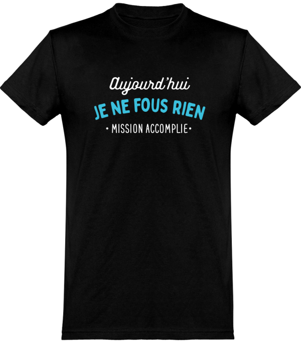 T shirt homme�je ne fous rien