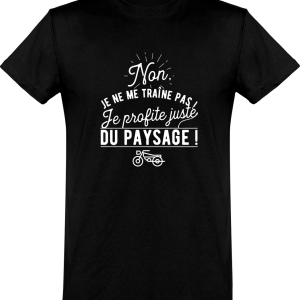 T shirt homme�je ne me traine pas