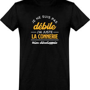 T shirt homme�je ne suis pas debile T shirt homme�je ne suis pas debile