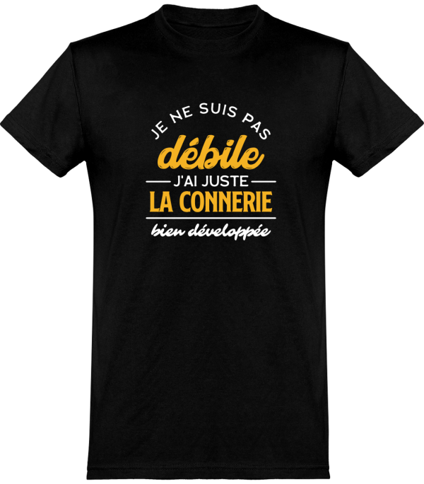 T shirt homme�je ne suis pas debile