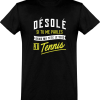 T shirt homme�je suis au tennis