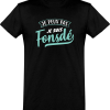 T shirt homme�je suis fonsde