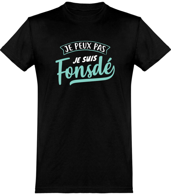 T shirt homme�je suis fonsde